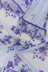 3-PC Unstitched Printed Over All Lawn With Chiffon Dupatta | P-05